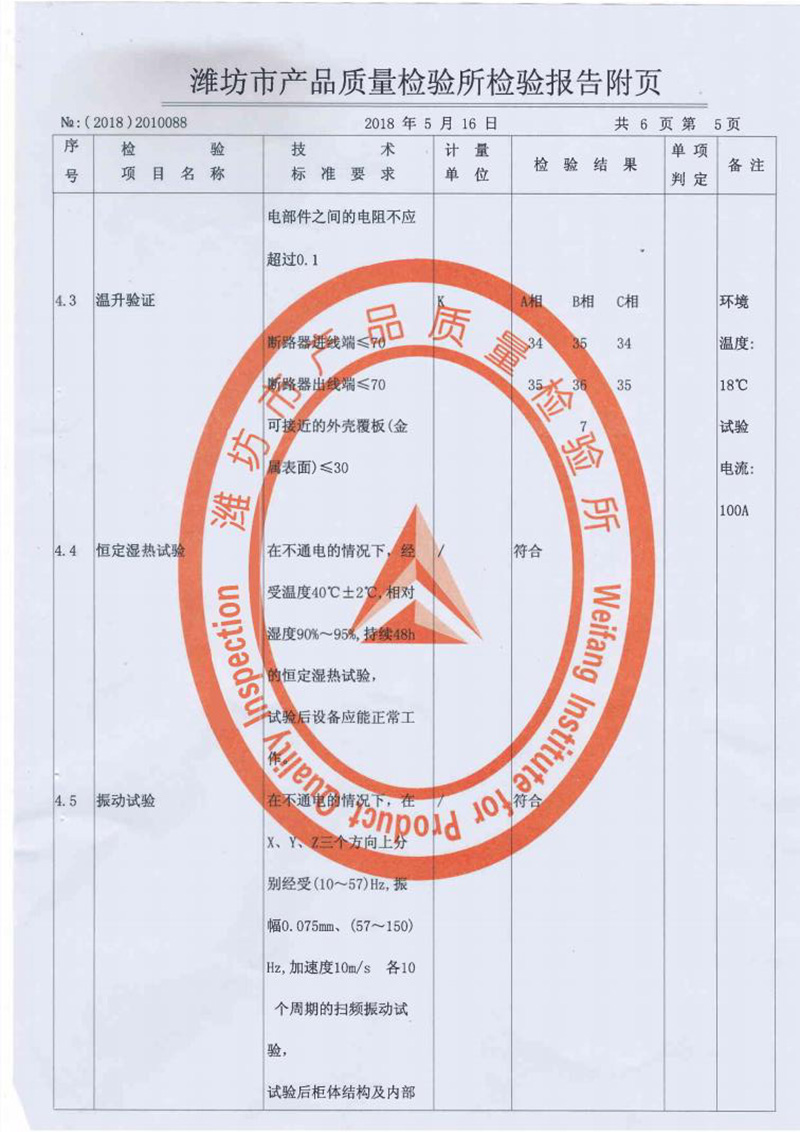 中僑一體化污水處理設備質監報告7