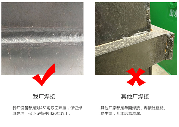 中僑環境一體化污水處理設備焊接工藝